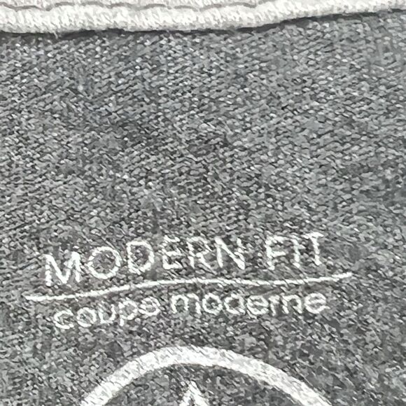 Volcom Top Mens Large Grey Splicer Graphic Tee Modern Fit Shirt Stone 1991 Retro - Picture 12 of 14